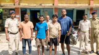 सिवान में साइबर उगाही गैंग का भंडाफोड़, 4 गिरफ्तार