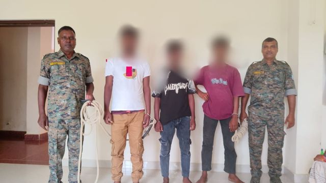 गढ़वा में हथियार के साथ 3 गिरफ्तार, पुलिस ने मोबाइल वीडियो से पकड़ी कट्टे की कड़ी