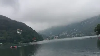 नैनीताल में छाया कोहरा। जागरण।