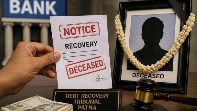 muzaffarpur bank fined 50k for deceased person loan recovery