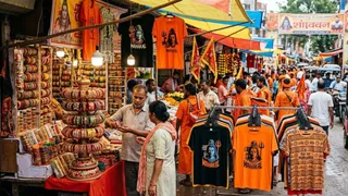 रांची के बाजार ( एआई जेनरेटेड तस्वीर )