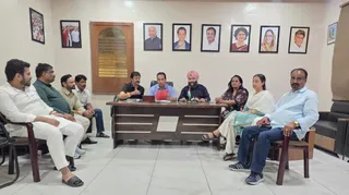 सेक्टर-35 स्थित राजीव भवन में कांग्रेस ने की प्री-हाउस बैठक।