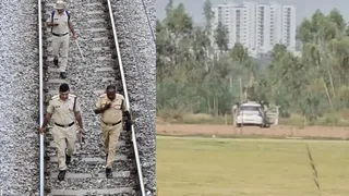 रेलवे ट्रैक पर मिली सिर कटी लाश।