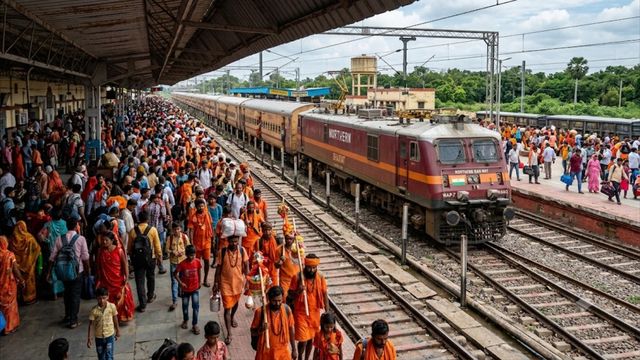 चंदौली में सावन में बढ़ने लगी यात्रियों की भीड़, चार जोड़ी स्पेशल ट्रेनों की अवधि बढ़ी
