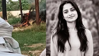 गांव में शोध छात्रा ज्योति का अंतिम संस्कार किया गया। सौ- ग्रामीण