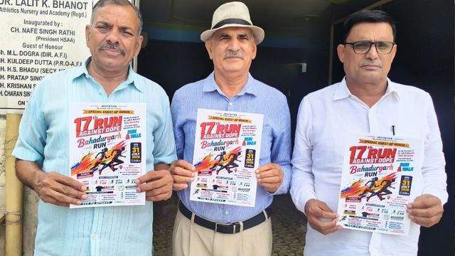 नशे के खिलाफ कल दौड़ेगा बहादुरगढ़, सराय में होगी 17वीं रन अगेंस्ट डोप प्रतियोगिता