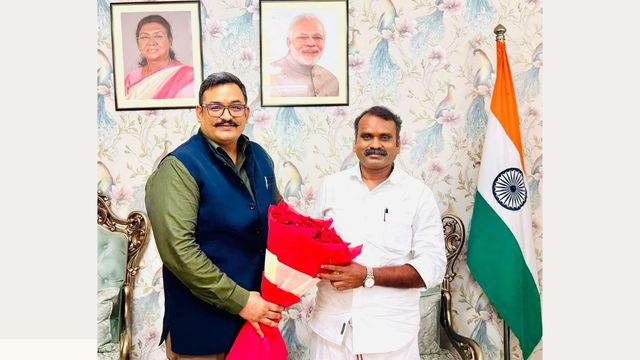 केंद्रीय मंत्री डॉ. एल. मुरुगन से मिले NAI के महासचिव डॉ. विपिन गौड़, मीडिया और सिनेमा पर हुई चर्चा