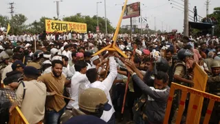भोपाल में आंदोलनरत किसान (फाइल फोटो)