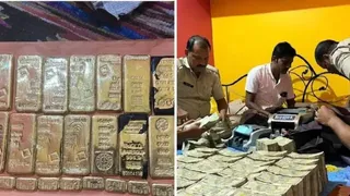 बरामद सोना और नोट। (फाइल फोटो)
