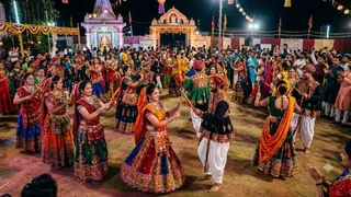 क्यों किया जाता है डांडिया? (AI Generated Image)