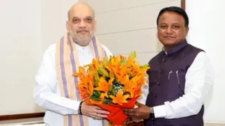 मुख्यमंत्री मोहन चरण माझी ने अमित शाह से की मुलाकात