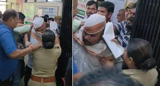 जिला अस्पताल में आरोपी की पिटाई। जागरण