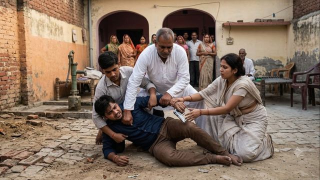 बलिया में मायके में रह रही पत्नी पर पति ने चलाई गोली, पिता-पुत्री ने पिस्टल समेत दबोचा
