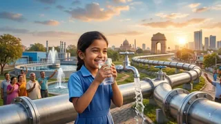 दिल्ली में पानी की बर्बादी रोकने के लिए हरियाणा से मुनक नहर की जगह पाइपलाइन बिछाने की योजना बनी है। इमेज एआई