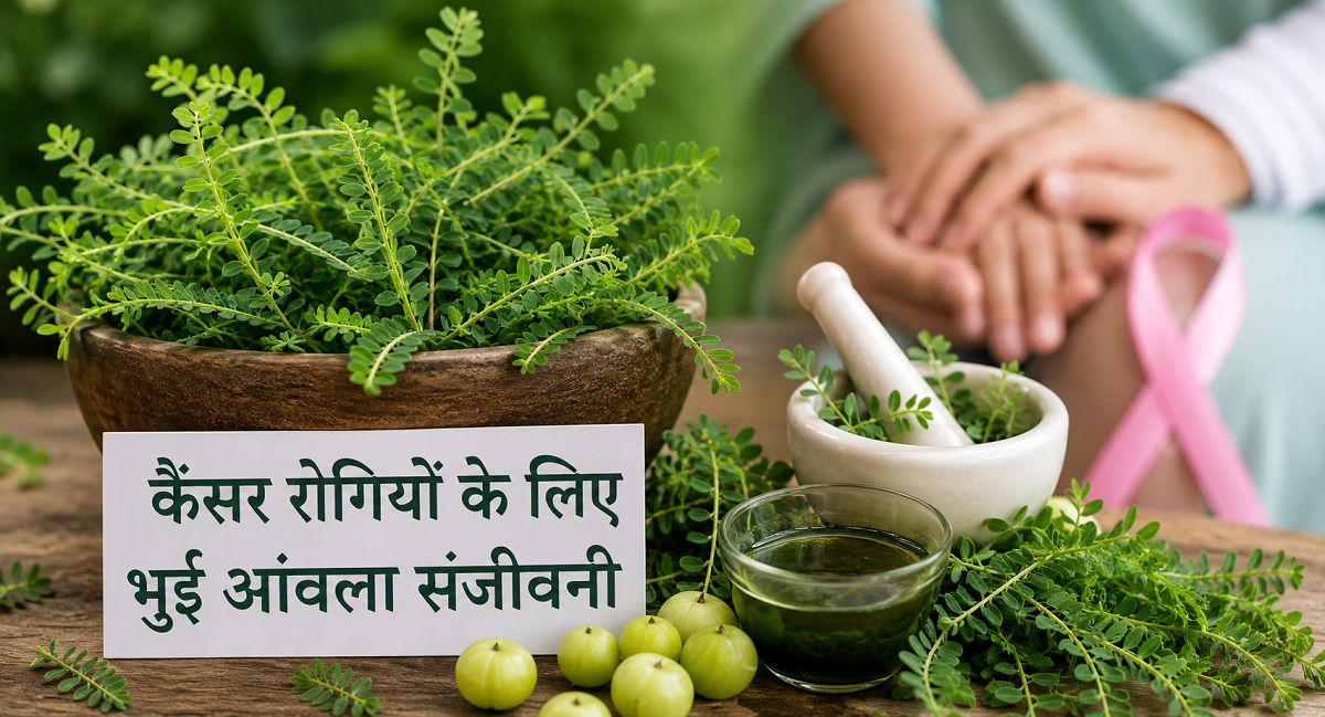 भुई आंवला के पौधे के अंदर छिपा कैंसर से लड़ने का राज, PU के शोध से चिकित्सीय सेवा को नई उम्मीद
