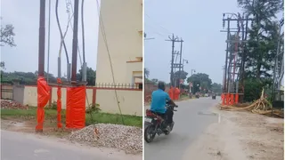 विद्युत खंभों पर प्लास्टिक सेफ्टी कवर लगाने का अभियान शुरू