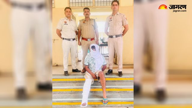 चरखी दादरी में 152-डी हाईवे पर पुलिस मुठभेड़, पंकज हत्याकांड का मुख्य आरोपी संजय गिरफ्तार; पैर में लगी गोली
