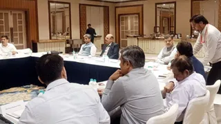 होटल बीएनआर में मीथेन गैस को लेकर राउंड टेबल कार्यक्रम। (जागरण)