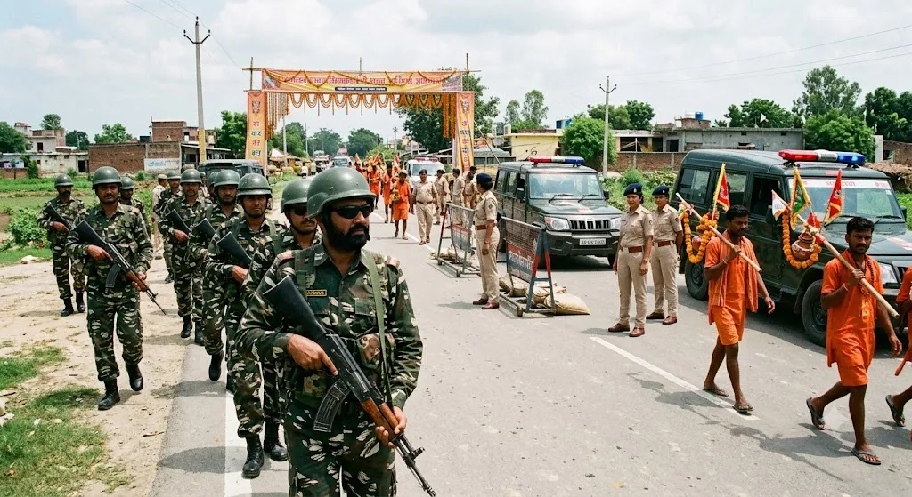 कुलगाम आतंकी हमले के बाद यूपी में हाई अलर्ट, कांवड़ यात्रा मार्गों की बढ़ाई गई सुरक्षा