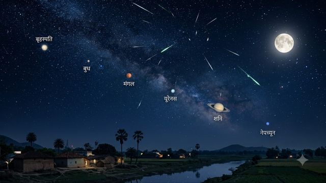 आसमान में दिखेगी छह ग्रहों की अद्भुत परेड… साथ में परसीड उल्कावर्षा, नोट करें दुर्लभ खगोलीय घटना की तारीखें