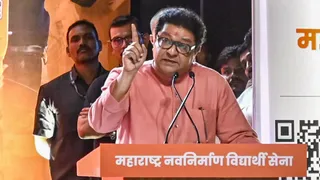 एमएनएस चीफ राज ठाकरे ने लगाया मंदिर में चंदा चोरी का आरोप। (फोटो- पीटीआई।)