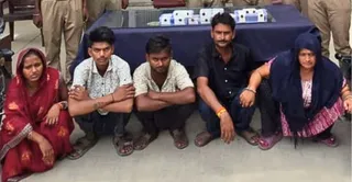 कोतवाली पुलिस की हिरासत में हत्यारोपित। जागरण