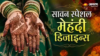 Sawan Mehendi Designs: सावन सोमवार के लिए बेस्ट हैं ये खूबसूरत मेहंदी डिजाइन (Image Source: AI-Generated)