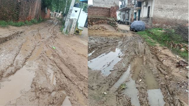 मेवात: लंबे समय से जलभराव और कीचड़ से बिगड़े हालात, बच्चों और बुजुर्गों को सबसे ज्यादा परेशानी

