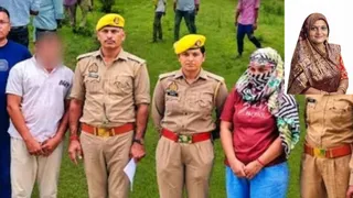 पुलिस की गिरफ्त में उमेंद्र और आरती, इनसेट-अंजलि