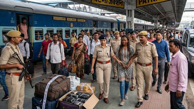 ट्रेन के जरिए दिल्ली भेजा जा रहा था ड्रग्स का बड़ा जखीरा, पटना में नाइजीरियाई महिला तस्कर गिरफ्तार
