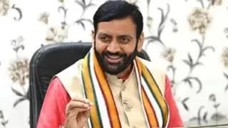 हरियाणा के मुख्यमंत्री नायब सिंह सैनी।
