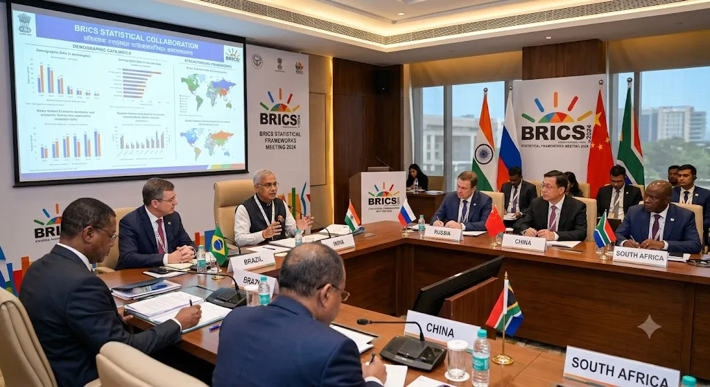 यूपी : ब्रिक्स देशों का सांख्यिकीय ढांचों को मजबूत करने पर जोर, राष्ट्रीय सांख्यिकी कार्यालयों की बैठक में बनी नई सहमति