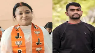 भाजपा नेत्री बबिता जायसवाल और विधायक जयराम महतो। (फाइल फोटो)