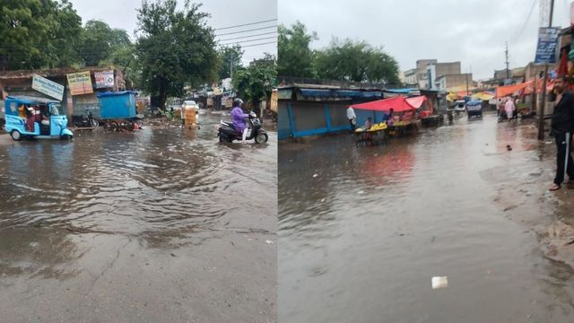 रेवाड़ी में सुबह-सुबह बारिश से मौसम हुआ सुहावना, कई इलाकों में जलभराव से बढ़ी परेशानी
