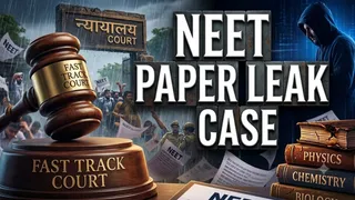 नीट पेपर लीक केस में आरोपियों ने पॉलीग्राफ टेस्ट की मांग की। फोटो: एआई जनरेटेड