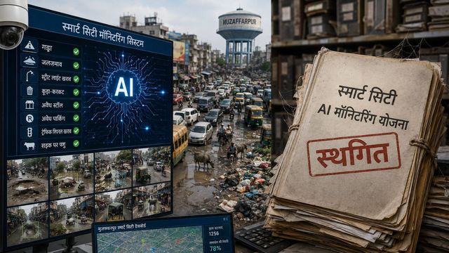 मुजफ्फरपुर में AI से 24 घंटे होती शहर की निगरानी, मगर रास्ते में ही दम तोड़ गई योजना