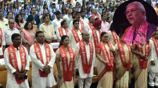 रुहेलखंंड विवि का दीक्षा समारोह।