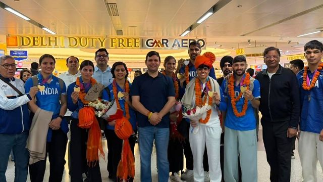 राष्ट्रमंडल खेलों के पदकवीरों का स्वागत, हरियाणा के खिलाड़ियों ने बढ़ाया देश का मान; CM नायब सैनी करेंगे सम्मानित
