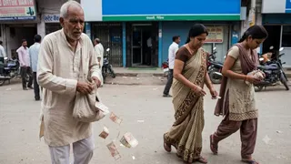 चंदौली में बैंक के बाहर ब्लेड मारकर बुजुर्ग के झोले से उड़ाए 50 हजार रुपये।