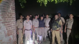 पिलखुवा एनकाउंटर में बदमाश घायल। जागरण