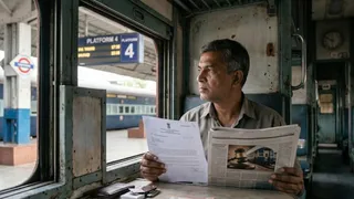 यात्री ने कर दिया रेलवे पर केस ( एआई जेनरेटेड तस्वीर )