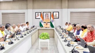 योगी कैबिनेट की बैठक।