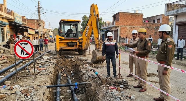 रायबरेली में PNG पाइपलाइन बिछाने के काम पर रोक, लापरवाही करने पर जलकल विभाग सख्त
