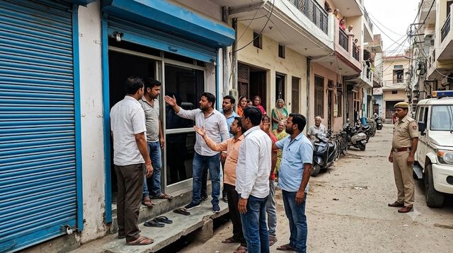 खोड़ा की दुकान में नमाज पढ़ने पर हिंदू संगठनों का विरोध, पुलिस जांच में जुटी
