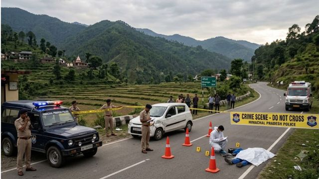 गाड़ी से टक्कर मारने के बाद बुरी तरह कुचला व्यक्ति, ऊना के अंब में रफ्तार का कहर; सड़क किनारे मिला क्षत-विक्षत शव
