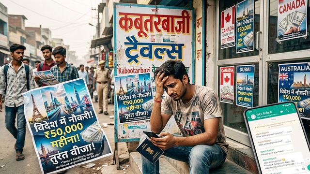 विदेश में नौकरी और मोटी कमाई का लालच: फर्जी विज्ञापनों के जाल में फंस रहे युवा, गंवा रहे लाखों रुपये
