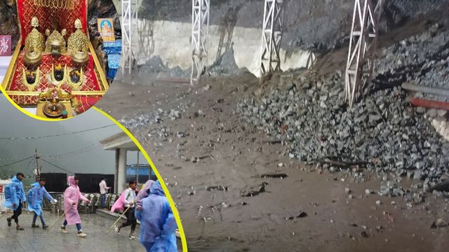 तेज बारिश में भी नहीं थमा मां वैष्णो के भक्तों का सैलाब, बैटरी कार-हेलीकॉप्टर बंद, 12 हजार ने थामा पारंपरिक मार्ग
