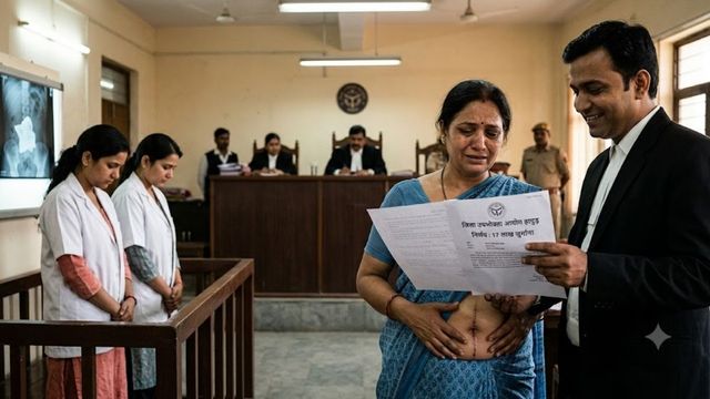 ऑपरेशन के दौरान पेट में छोड़ दिया था तौलिया, दो महिला डॉक्टरों पर लगा ₹17 लाख का जुर्माना
