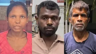 मीना पहाड़िया, सागर सिंह और मदन महतो।