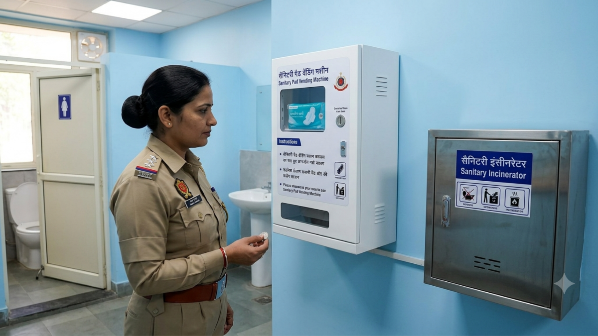 दिल्ली के पुलिस थानों में लगानी होगी सैनिटरी पैड वेंडिंग मशीन, वॉशरूम भी करने होंगे बेहतर; दिल्ली HC का आदेश